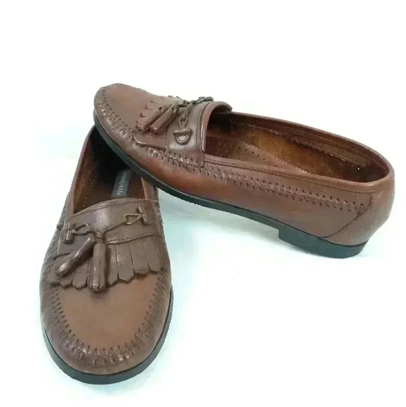 ANDHURST Loafers Havana Size 9M EUC - Picture 1 of 7
